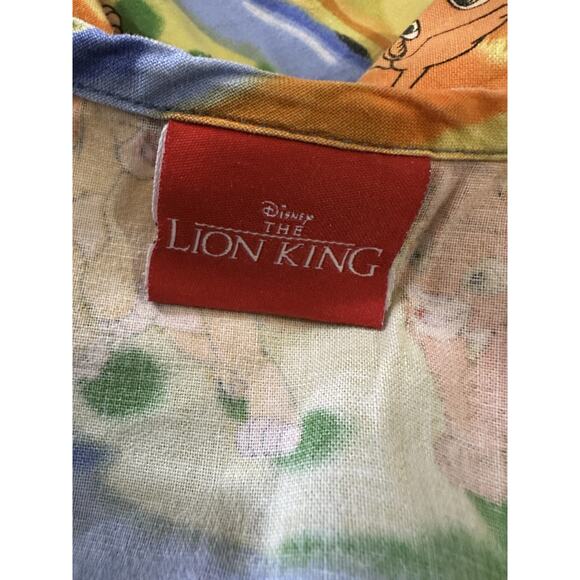 ✨2/$20 Disney Lion King Scrub Top Pumba, Timon, Samba, Nala Nurse CNA V-Neck L - Picture 9 of 13